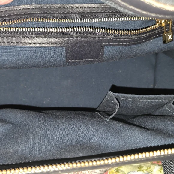 Louis Vuitton Navy Monogram Satchel - Picture 11 of 12